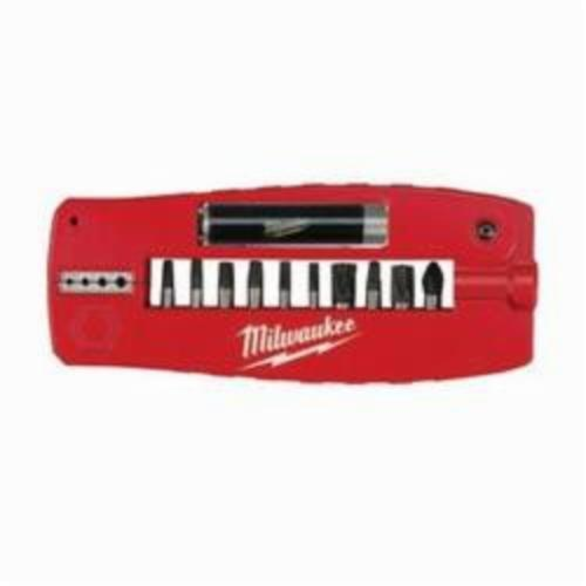 Milwaukee® Shockwave™ Impact Driver Bit, NO 2 Square Recess Point, 2 in OAL, 1/4 in, Custom Alloy76™ Steel