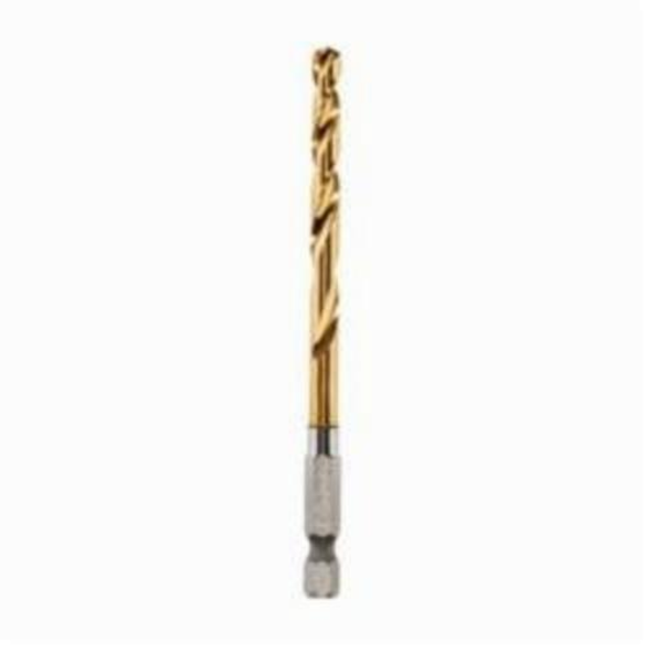Milwaukee® SHOCKWAVE™ Hex Impact Drill Bit, 7/32 in Dia x 4-3/32 in L, 2-19/64 in Cutting