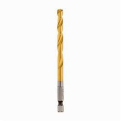 Milwaukee® SHOCKWAVE™ Hex Impact Drill Bit, 1/4 in Dia x 4-7/32 in L, 2-15/32 in Cutting