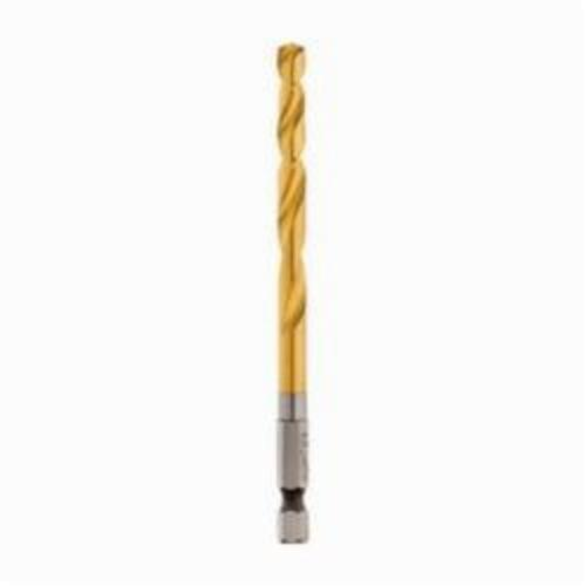 Milwaukee® SHOCKWAVE™ Hex Impact Drill Bit, 1/4 in Dia x 4-7/32 in L, 2-15/32 in Cutting