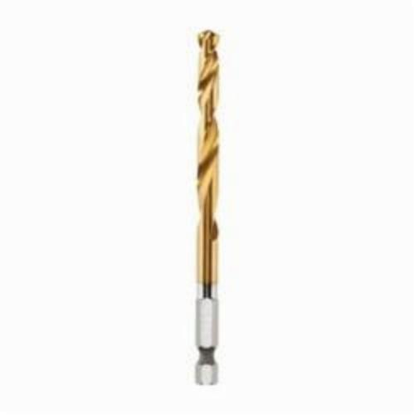 Milwaukee® SHOCKWAVE™ Hex Impact Drill Bit, 17/64 in Dia x 4-1/4 in L, 2-1/2 in Cutting