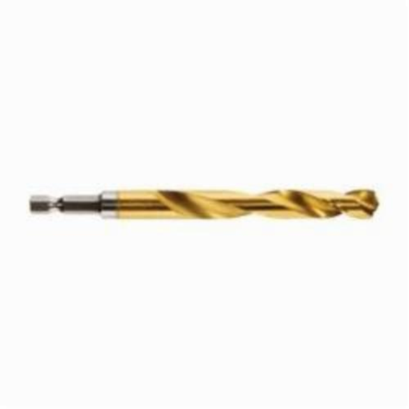 Milwaukee® SHOCKWAVE™ Hex Impact Drill Bit, 27/64 in Dia x 4-7/8 in L, 3-1/8 in Cutting