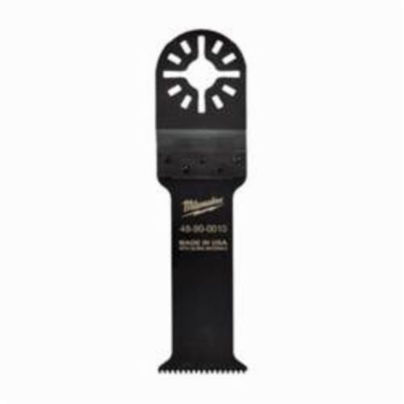 Milwaukee® 48-90-0010 Multi-Tool Blade, 1-1/4 in Cutting Dia, For Use With Oscillating Tool, High Carbon Steel, Black