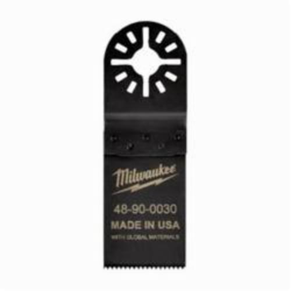 Milwaukee® 48-90-0030 Multi-Tool Blade, 1-1/4 in Cutting Dia, For Use With Oscillating Tool, High Carbon Steel, Black