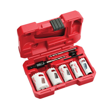 Milwaukee® Hole Dozer™ General Purpose Hole Saw Kit, 9 Pieces, Hex Shank, Bi-Metal