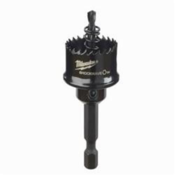 Milwaukee® SHOCKWAVE™ Impact Duty Straight Pitch Thin Wall Hole Saw, 1 in Dia, 1/8 in Cutting, HSS Cutting Edge