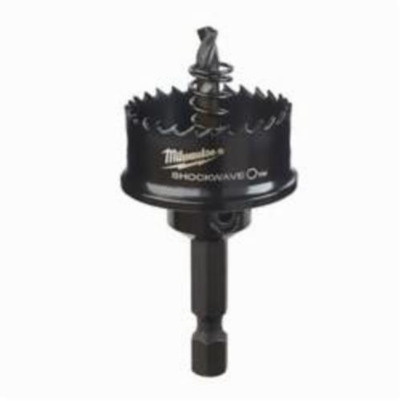 Milwaukee® SHOCKWAVE™ Impact Duty Straight Pitch Thin Wall Hole Saw, 1-1/8 in Dia, 1/8 in Cutting, HSS Cutting Edge