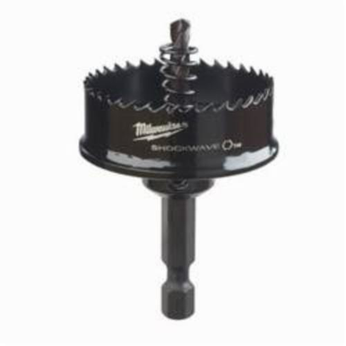 Milwaukee® SHOCKWAVE™ Impact Duty Straight Pitch Thin Wall Hole Saw, 1-1/2 in Dia, 1/8 in Cutting, HSS Cutting Edge