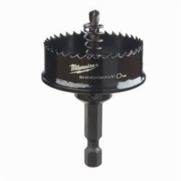 Milwaukee® SHOCKWAVE™ Impact Duty Straight Pitch Thin Wall Hole Saw, 1-1/2 in Dia, 1/8 in Cutting, HSS Cutting Edge