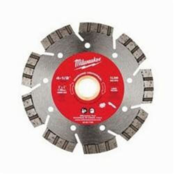 Milwaukee® 49-93-7105 Universal Segmented-Turbo Circular Diamond Saw Blade, 4-1/2 in Blade, 7/8 in, 20 mm, 5/8 in
