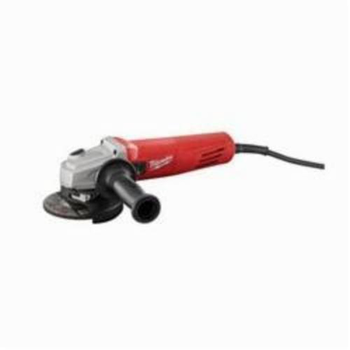 Milwaukee® 6146-33 Small Angle Grinder, 4-1/2 in Wheel, 5/8-11 UNC, 1.9 hp, 120 VAC, Red