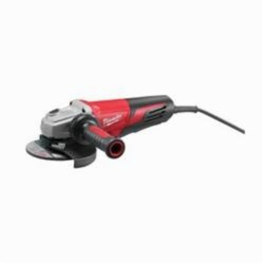 Milwaukee® 6161-30 Double Insulated Small Angle Grinder, 6 in Wheel, 5/8-11 UNC, 2.9 hp, 120 VAC, Red/Black