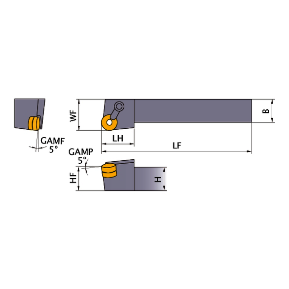 TURNING HOLDER MRGNR-124B