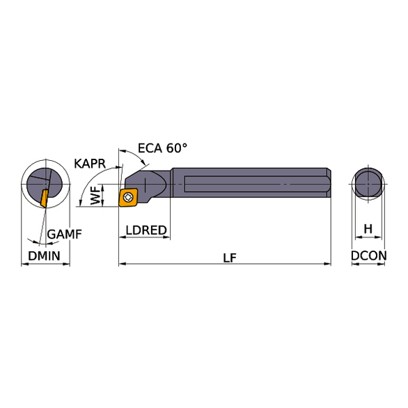BORING BAR S-MDUNR-204