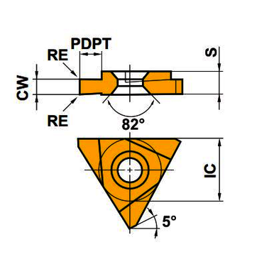 INSERT TNMC43NGR125 UTI20T