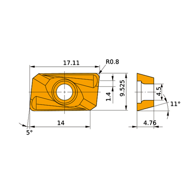 INSERT APMT1604PDER-H2 GRADE HTI10