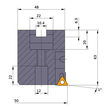 FACE MILL PMF05004A22R
