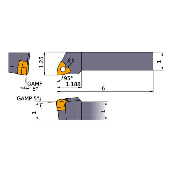 TURNING HOLDER MWLNR-1633