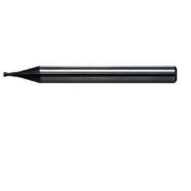 Mitsubishi 218675 0.4 mm Milling Dia, 0.8 mm LOC,40 mm OAL, 2 Flutes, Carbide, MS, Square End Mills