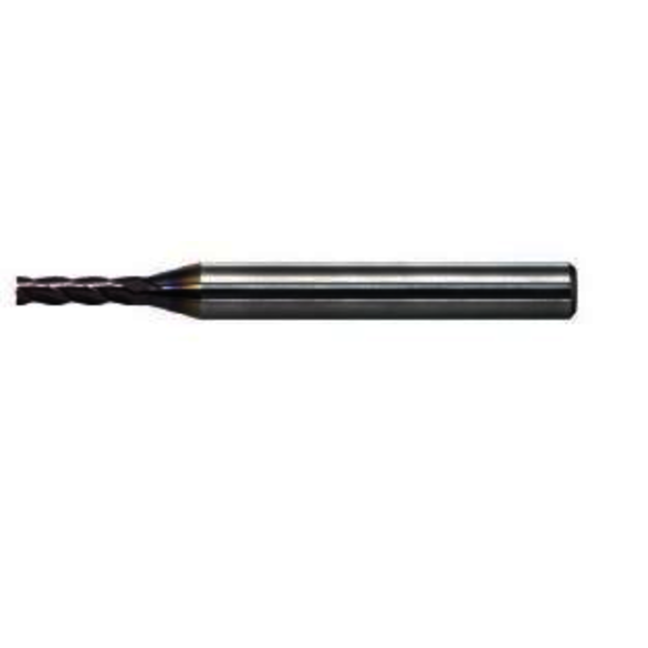 Mitsubishi 219467 2.5 mm Milling Dia, 10 mm LOC,50 mm OAL, 4 Flutes, Carbide, MS, Square End Mills