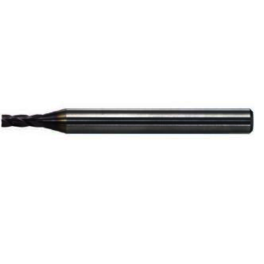 Mitsubishi 219547 2.5 mm Milling Dia, 6.3 mm LOC,40 mm OAL, 4 Flutes, Carbide, MS, Square End Mills