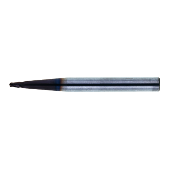 Mitsubishi 254334 0.1181 in Cut Dia, 0.2362 in Shank Dia, 2.3622 in OAL, Indexable Ball Nose End Mill
