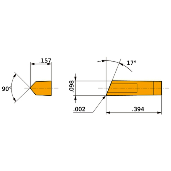 Mitsubishi 267741 Coated Indexable Turning Insert, L Hand