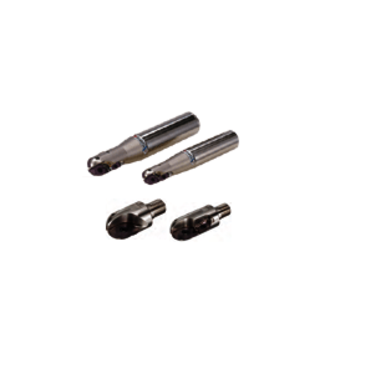 Mitsubishi 284314 1.1811 in Cut Dia, 1.2598 in Shank Dia, 9.0551 in OAL, Indexable Ball Nose End Mill