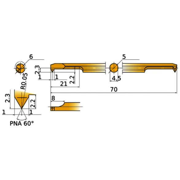 BORING BAR CT05RS-M8 TF15