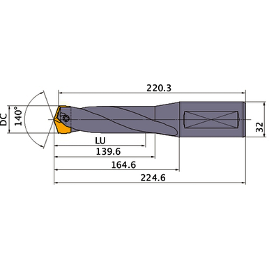 DRILL INDEXABLE  TAWMN2400S32