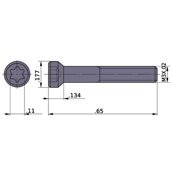 WS304517T CLAMP SCREW