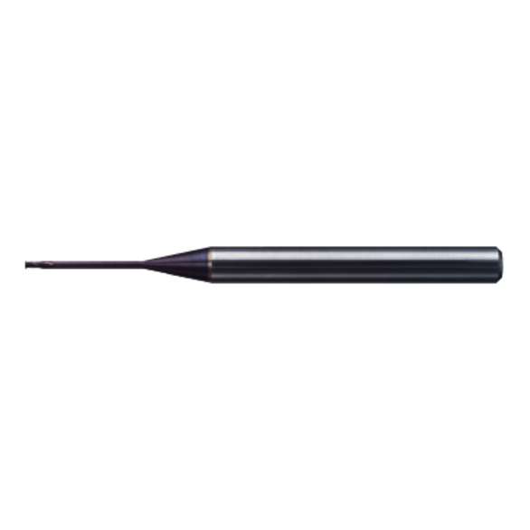 Mitsubishi 317163 0.0156 mm Milling Dia, 0.0156 mm LOC,2 mm OAL, 2 Flutes, Carbide, MS, Square End Mills
