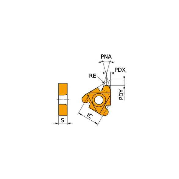 Mitsubishi 319257 Coated Indexable Turning Insert, R Hand