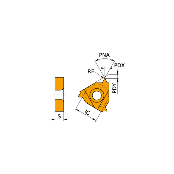 Mitsubishi 320039 Coated Indexable Turning Insert, R Hand