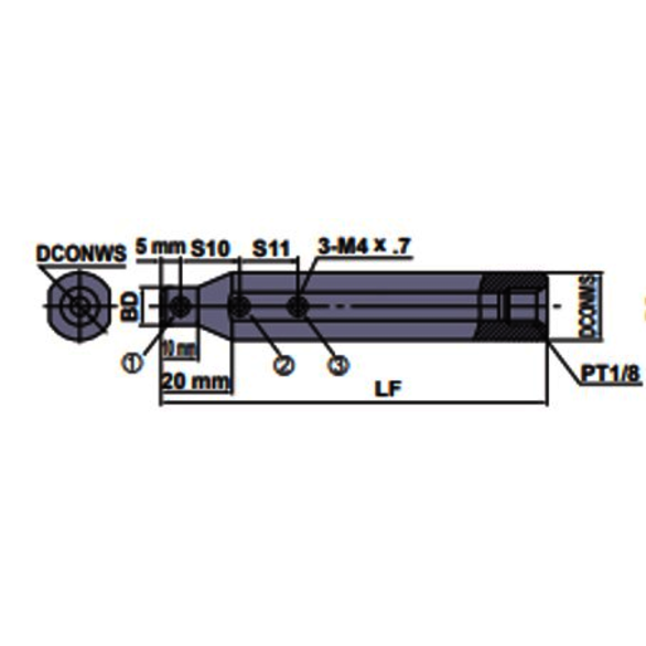 BORING BAR RBH16189A
