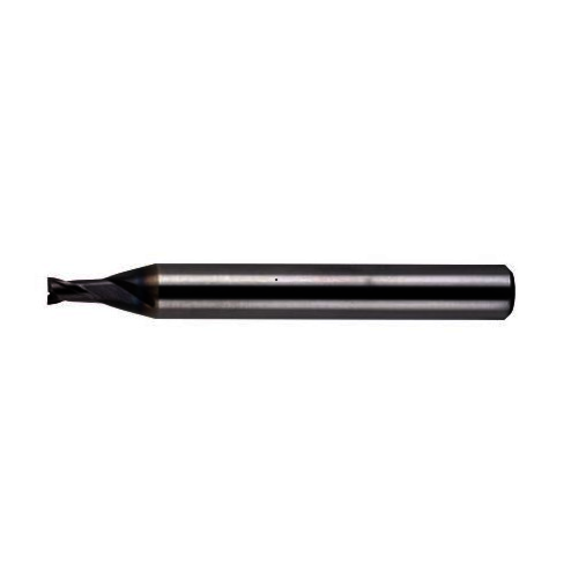 Mitsubishi 362757 1.2 mm Milling Dia, 1.8 mm LOC,40 mm OAL, 2 Flutes, Carbide, MS, Square End Mills