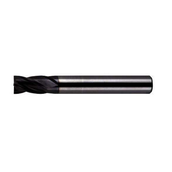 Mitsubishi 362925 2.5 mm Milling Dia, 3.8 mm LOC,40 mm OAL, 4 Flutes, Carbide, MS, Square End Mills