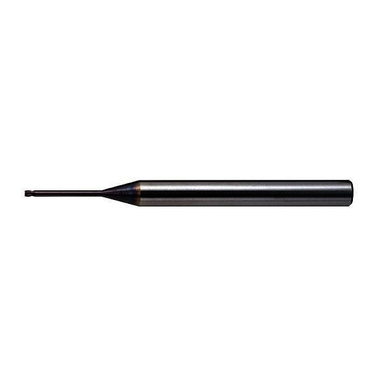 Mitsubishi 363531 1.9 mm Milling Dia, 1.9 mm LOC,60 mm OAL, 4 Flutes, Carbide, MS, Square End Mills