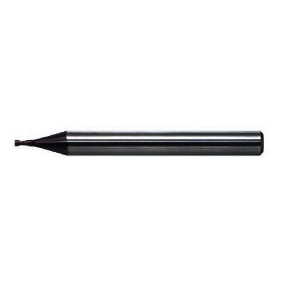 Mitsubishi 364816 6.5 mm Milling Dia, 13 mm LOC,60 mm OAL, 2 Flutes, Carbide, MS, Square End Mills