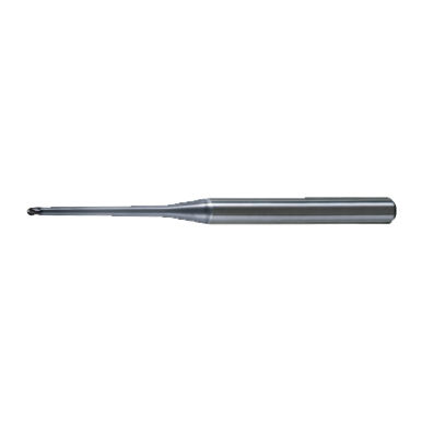 MITMAT 451485 5 mm Mill Dia, 3.5 mm LOC, 90 mm OAL, 3 Flutes, Carbide, VF, Ball End Mill