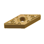 Mitsubishi 641781 Coated Indexable Turning Insert, N Hand