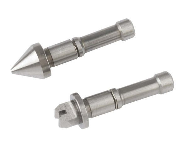 Mitutoyo 126-803 Type 60 Micrometer Anvil With Ratchet Stop and Standard Bar, For Use With Mitutoyo 326, 126 Series Screw Thread Micrometer, M3 Tip, 24 to 14 TPI, High Grade Steel
