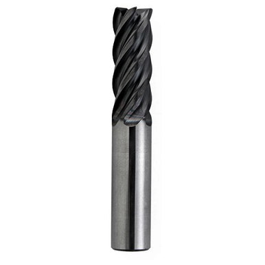 Niagara Cutter Stabilizer™ 17004301 STS540 Center Cutting Short Length Single End Square End Variable Helix End Mill, 5/16 in Dia Cutter, 3/4 in Length of Cut, 5 Flutes, 5/16 in Dia Shank, 2-1/2 in OAL, AlCrN Coated