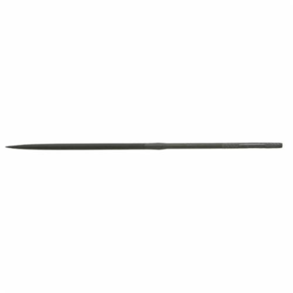 Nicholson 37947 Three Squared Needle File, 6-1/4 in L, Second Cut, Swiss Pattern Tooth Pattern