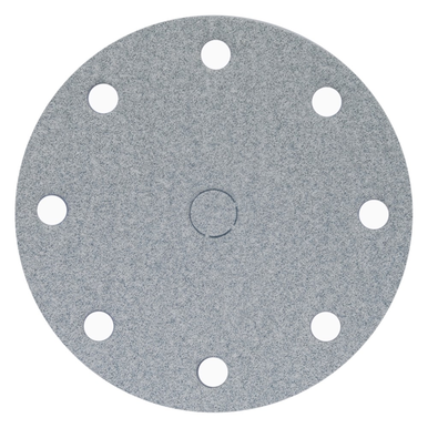 Norton® No-Fil® A975 High Performance Lightweight Coated Abrasive Disc With Center Vacuum Hole, 6 in Dia, P100/Medium