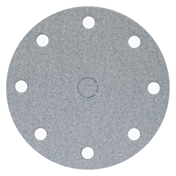 Norton® No-Fil® A975 High Performance Lightweight Coated Abrasive Disc With Center Vacuum Hole, 6 in Dia, P100/Medium