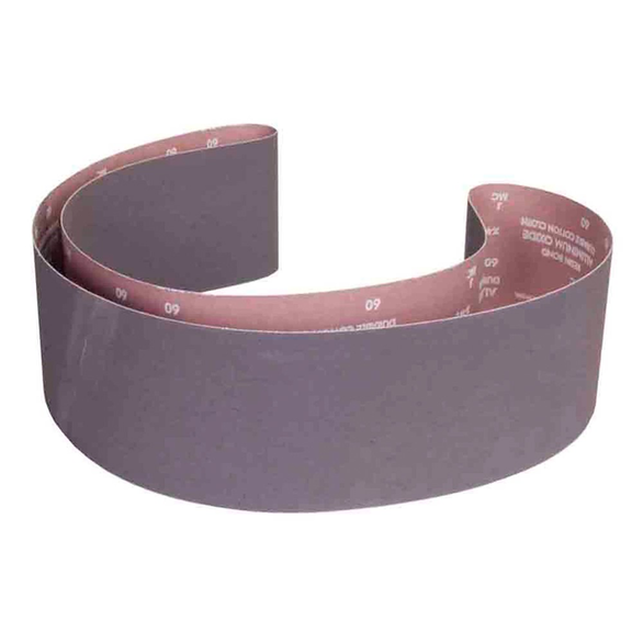 Norton® Metalite® R215 Narrow Abrasive Belt, 89 in L x 6 in W, 80/Medium, Aluminum Oxide Abrasive