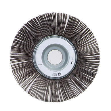 Merit 08834120169 6 AO Metal Flap Wheel 1 Arbor Coated