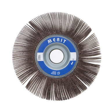 Merit 08834123040 6 Ceramic AO Flap Wheel 1 Arbor
