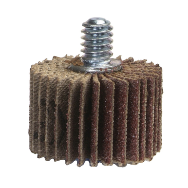 Merit 08834133016 2 Ceramic AO Flap Wheel 1/4-20 Arbor